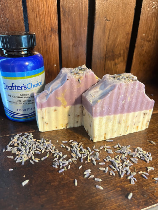 Lavender Lemon Essential Oil Bar – Calming & Refreshing