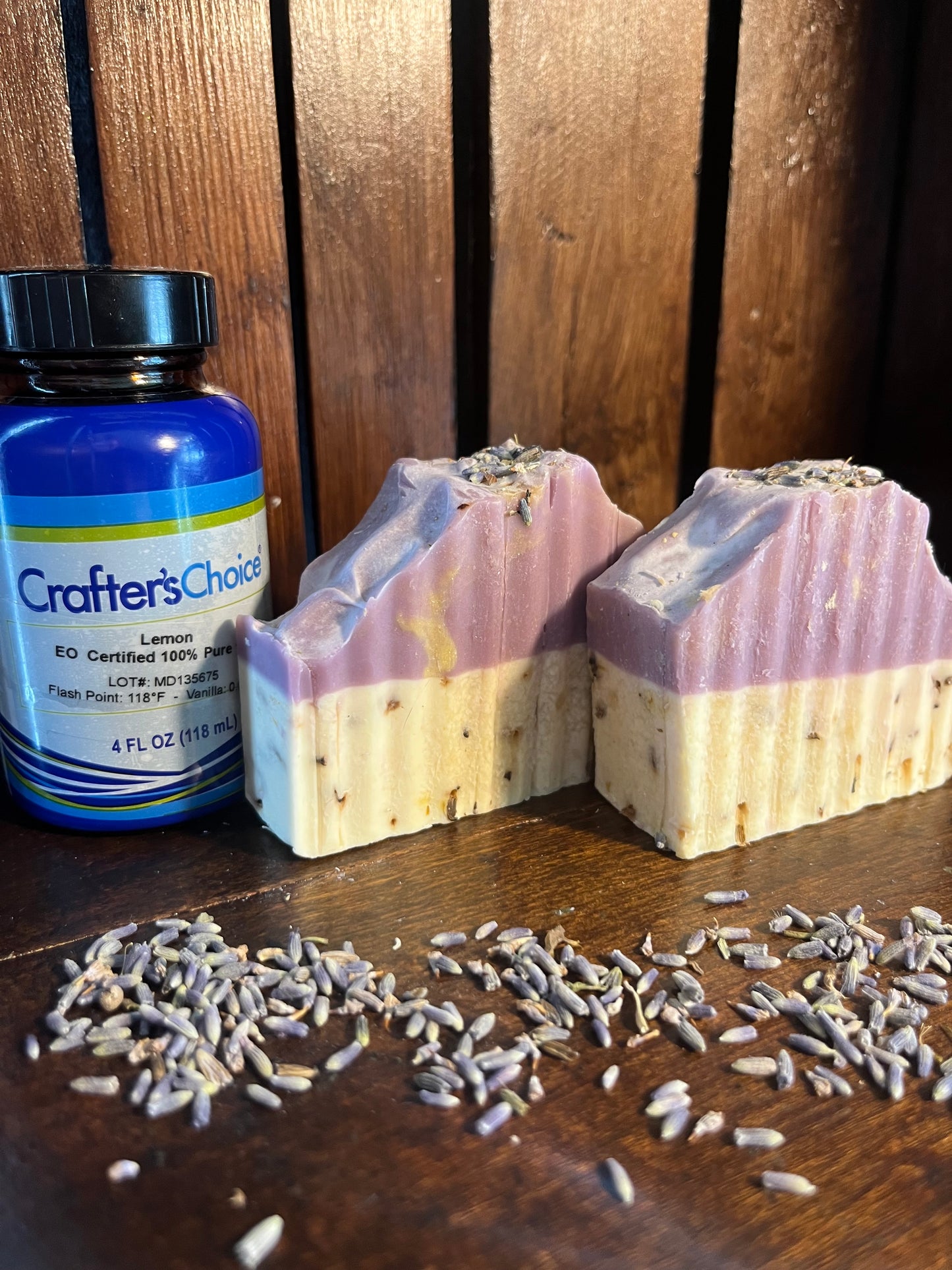Lavender Lemon Essential Oil Bar – Calming & Refreshing