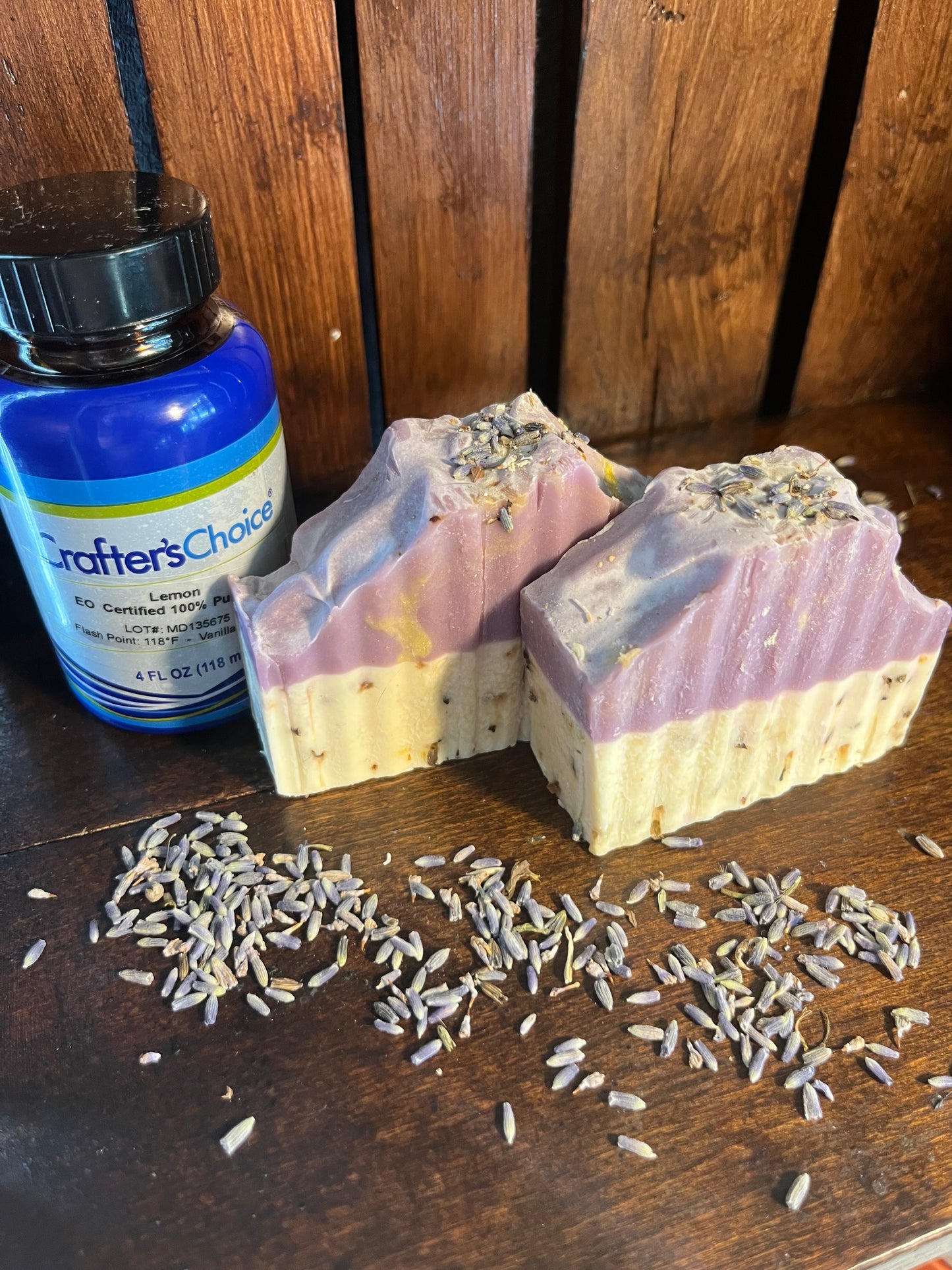 Lavender Lemon Essential Oil Bar – Calming & Refreshing