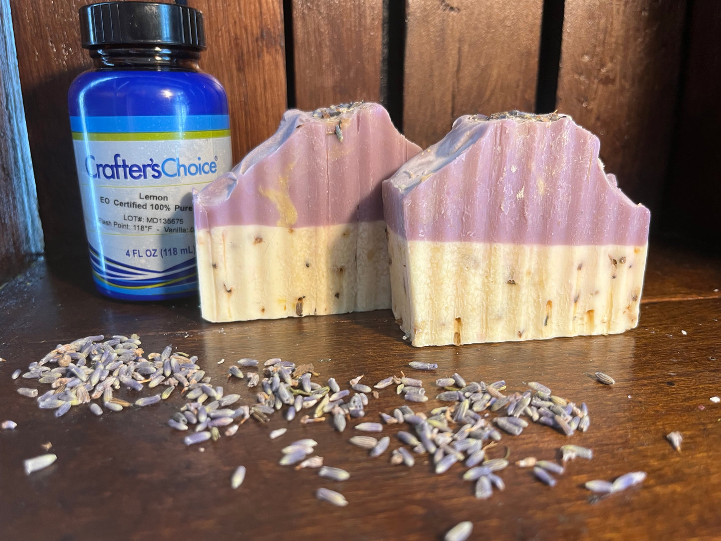 Lavender Lemon Essential Oil Bar – Calming & Refreshing